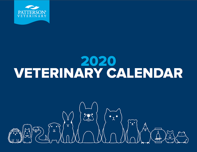 Free Printable 2020 Veterinary Calendar